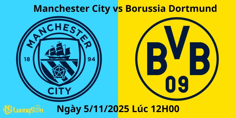 Soi Kèo Manchester City vs Borussia Dortmund Ngày 5/11/2025 Lúc 12H00